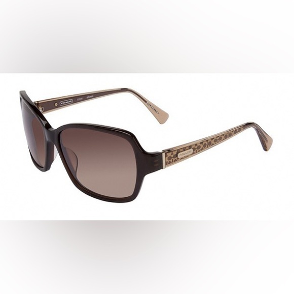 Coach Accessories - Women’s Coach Dark Brown Designer Sunglasses S2049